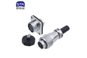 STA SW20 Aviation Plug Electrical Adaptor Waterproof Industry Connectors Solar Power System Microwave Wire Connections 25A