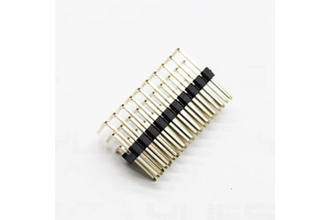 Free Samples 2.54mm Spacing Height 2.5mm Triple Row Male Header Right Angle Pin Header Triple Row Right Angle connector