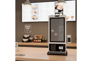 Payment Kiosk Terminal QR Code Scanner and 80mm Printer for Retail Bill Self-Payment