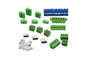 Manufacturing Green PCB Terminal Blocks Mount Component Printed Circuit Board PC Din Rail Screw Connectors PCB Terminal Blocks