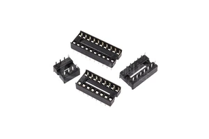NEW IC Socket Integrated Block Direct Plug DIP Microcontroller Chip Base 6/8/14/16/18/20/24/28/40p Pin