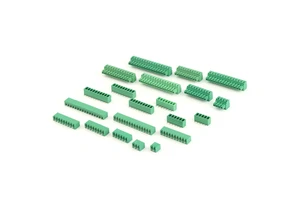 Terminal Block Pluggable Connector 3.81mm 5.08mm Pitch Straight 300V15A 300V8A 2pin-16pin Brass Terminal Blocks