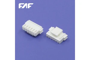 FAF B250011 SX003 Customized Color 2.50mm Pitch Wire to Board 2-15 Pins PA66 Material Plug Housing with Retainer