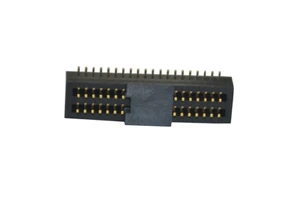 0.8mm Pitch Female 40 Pin 20 Positions Brass PCB Board-to-Board Connectors with Gold Over Ni Contact Finish