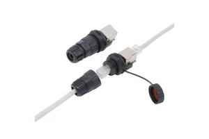 Hot Sale RJ45 IP67/IP68 Ethernet Adapter Socket Inline Waterproof 8 Pin Connector