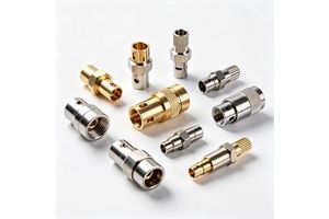 Wear & Corrosion Resistance Electrical Connectors CNC Turned C36000 Brass Parts With Nickel Plating