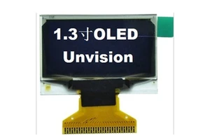 1.3 inch OLED display IC SH1106G 30 pin 128 * 64 screen provider schematic WHITE COLOR
