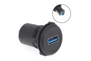 22mm Economy Cheaper USB Connector Plastic Type USB3.0 Socket/connector USB3.0 Female a to Female B
