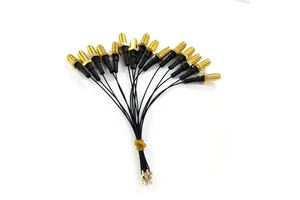 High-speed Data Transmission Durable Telecom RF0.81 100mm Length Communication Coaxial Cable With SMA Female Connector
