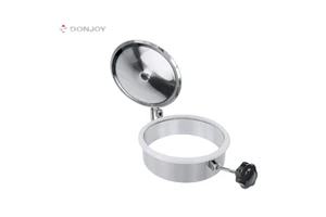 DONJOY ERK Food Grade Stainless Steel (SS304/SS316L) Polished Round Manhole Cover 102-800mm 3A Certified