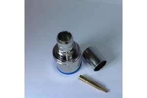 BNC connector for 1/2" RF coaxial cable