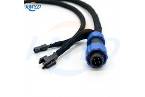 IP68 SP13 6Pin Cable Female Docking Connector Color Yellow To JST SMR-02V-B/SP13 4P Cable Male Plug Color Blue/JR 3P Female