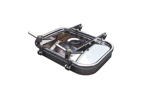 304 316 Food Grade Sanitary Stainless Steel Rectangular Round Tank Pressure Square Manway Door Manhole Cover