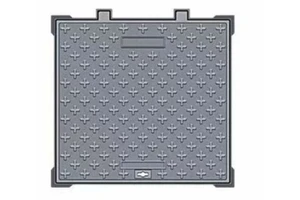 Black Ductile Iron Manhole Cover Single and Double Sealed-Square Rectangular and Round Designs Casting Services Product