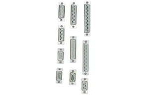 JIANGJI D-SUB Connectors DB Series White & Black Half Gold Male Female Head Easy Installation Made in China Carton Packaging