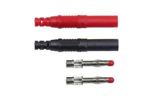4mm High Voltage Banana Plug Connector ,Straight Banana-plug Connector
