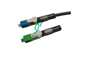 Fiber Optic Fast Connector for 5mm round cable compatible for 2mm/3mm