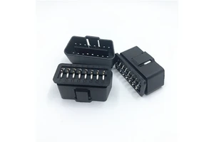 Factory Supply Edge Mount 12V DIP OBD2 16Pin Male Plug Connector for 1.6mm PCB