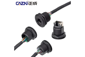 EP RJ45 Panel Type Female to Male Front Mounted Socket With 0.3M 0.5M 1M Wire