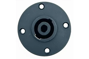 NL4FC 4-Pin Professional Audio Round/Square Female Connector, Speaker Socket For Power Amplifier & Mixer, Neutrik Compatible