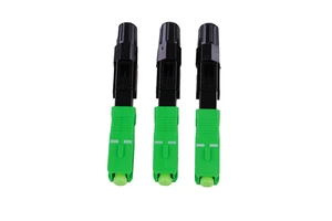 DAMU SC APC Fast Connector FTTH Drop Cable Field Termination No Polish No Epoxy Single Mode Quick Installation CE/ROHS 2-Year