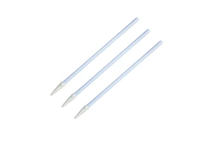 Tapered Pointed Anti-static Cleanroom Foam Swabs for Fiber Optic Connector, Hard-to-reach Areas Cleaning Sponge Swab