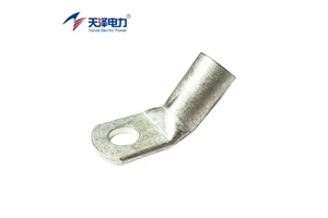 High Temperature Resistance Cable Crimp Terminal D-M X Series 45° Bell Mouth Tube Ring Connector With Copper Terminals