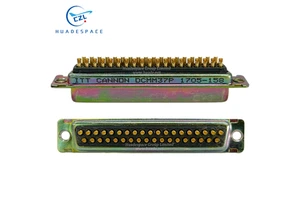 ITT CANNON DCMM37P Mil Spec 37 CONN D-SUB 2 Row Micro Rectangular Electrical Copper Alloy Original Huadespace