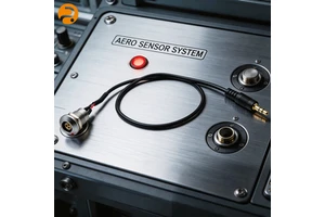 Custom 3-Pin Panel Mount M12 3.5mm Audio Jack Cable Assembly Gold-Plated Adapter Connector Aluminum Conductor PVC Insulation