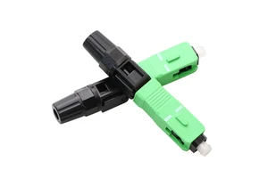 DYS FTTH Fiber Optic SC/APC Fast Connector Singlemode/Multimode Simplex/Duplex 125um for Telecommunications