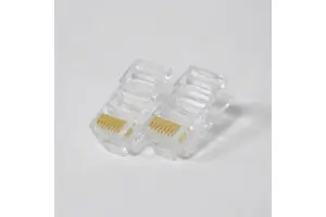 Ethernet Rj 45 Cabl Connector CAT5 UTP Modular Plug Pass Through Cat 5e Cat6 8p8c STP Pass Through Rj45 Connector