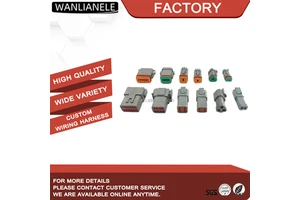 2 3 4 6 8 12 Pin Automotive Waterproof Connector Automotive Wire Male and Female Plugs Auto Connector DT04-2P