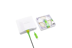 FTTR Faceplate Mini Size Fiber Cable 1 Port Fiber Pathway For Invisible Fiber