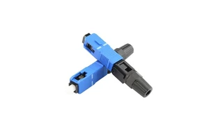 SC UPC APC Fast Fiber Optic Connector Quick Assembly Field Installable FTTH Connector for Drop Cable Termination