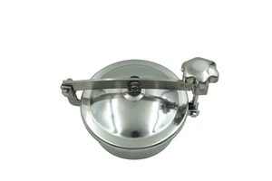 DKV 304 Stainless Steel Round Non-Pressure Manway 18in SS316 Round Manhole 24" Round Manways Welding Manhole Cover