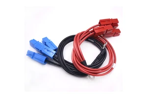 Custom Connector to Banana Plug Battery Charging Cable Assembly Solar Photovoltaic Panel Connection Wire Harness