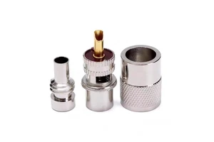 High quality RF connector RF coaxial uhf PL259 male plug twist on rg8 rg8x rg59 connector cable connector