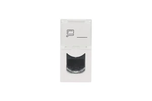 French Style 45*22.5 UTP CAT6 Toolless Keystone Jack RJ45 Shielded Faceplate Telecommunications Connector Accessories
