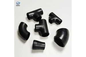 ASME B16.9 ASTM A234 WPB Carbon Steel Seamless Butt Weld Pipe Fittings Sch40 Sch80 90 Degree LR Elbow Tee Reducer Cap