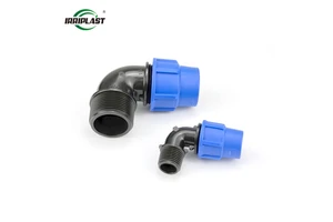 Pp Compression Fittings For Irrigation Copper Tube Fit Push Lock Fitting PP Push Fitting China Factory Plastic Tube Connector
