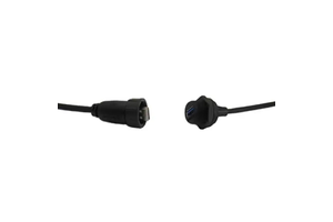 Waterproof IP67 USB 3.0 Adapter 9 Pin Panel Mount Data Cable Connector with for Certification and Shielded Function
