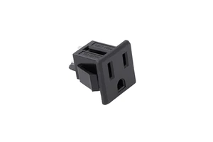 15A 250V AC Power Inlet Embed Uk Plug Female Industrial 3pin Wall Socket Ac Outlet Socket