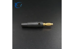 4mm Solderless Side Stackable Banana Plug