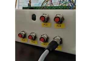 Baymrs M12 Panel Connectors 5 Pin a B Coded Power Installation Behind Board M12 Plug Connectors Male/Female