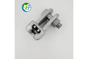 Electrical Power Fittings Clip Q U Type Permanent Mold Casting Steel Cable Fitting Accessory Wolf