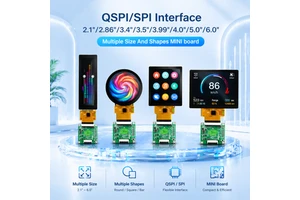 2.1"/2.86"/3.4"/3.5"/3.99"/4.0"/5.0"/6.0" QSPI SPI Serial Interface TFT LCD MINI Board | Display Module For Industrial HMI