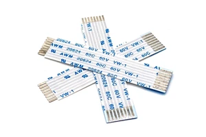 Flat Flexible Cable Lvds 8 Pines Ffc 2.54mm 1.25mm 150mm 30 Folded Ffc/Fpc Cable 0.5mm Pitch 40 Pin Types Line