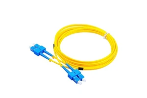High Quality Sc Apc Simplex Single Mode Optic Fiber Patch Cord Sc To Sc Sc Upc Lc Fc St Optical Connector Fiber Optic Cable
