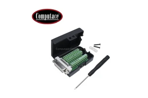 DVI-D Single Link Female Connector Modular Adapter Terminal Breakout Board Black PP Housing (15-Pin) 5A Max Current Rating 16-30