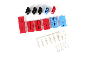 Liteam Hotsale Quick Connector Plug Socket Male & Female 2 Pole 50a 600v DC Power Forklift E-Bike Battery Charger Connector